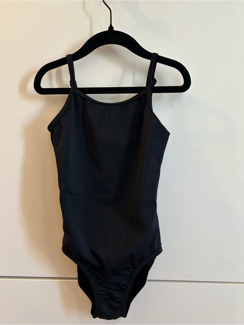 Weissman Kids Scoop Cami Black Dance / Ballet Leotard - Child’s Small